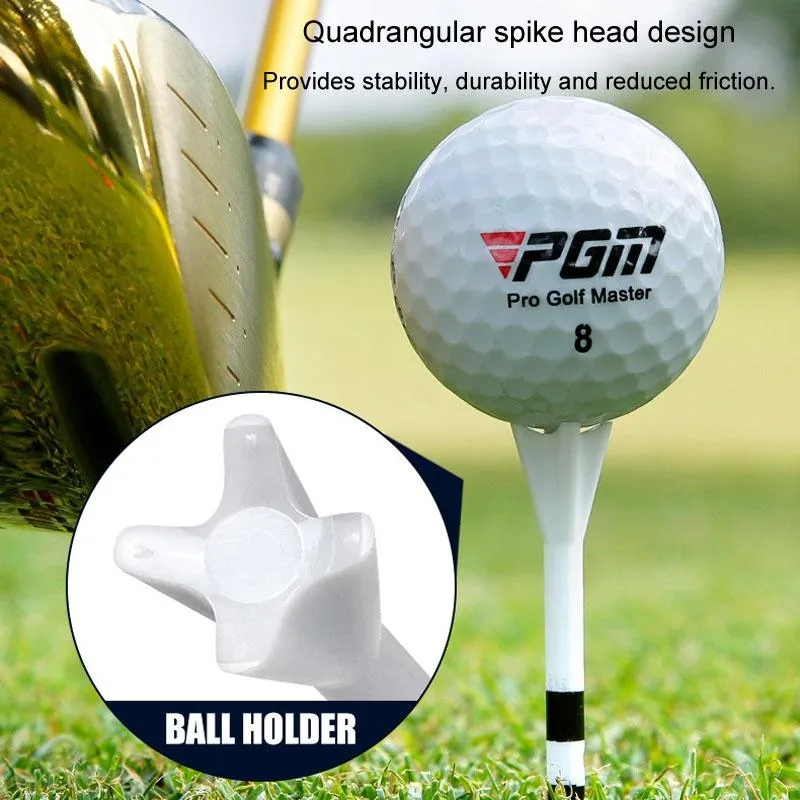 30-pack Golf Ball Tees with Limit Scale Line - Green 83mm