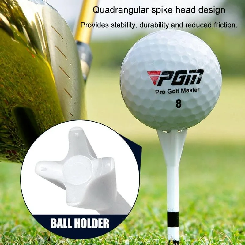 30-pack Golf Ball Tees with Limit Scale Line - Green 83mm