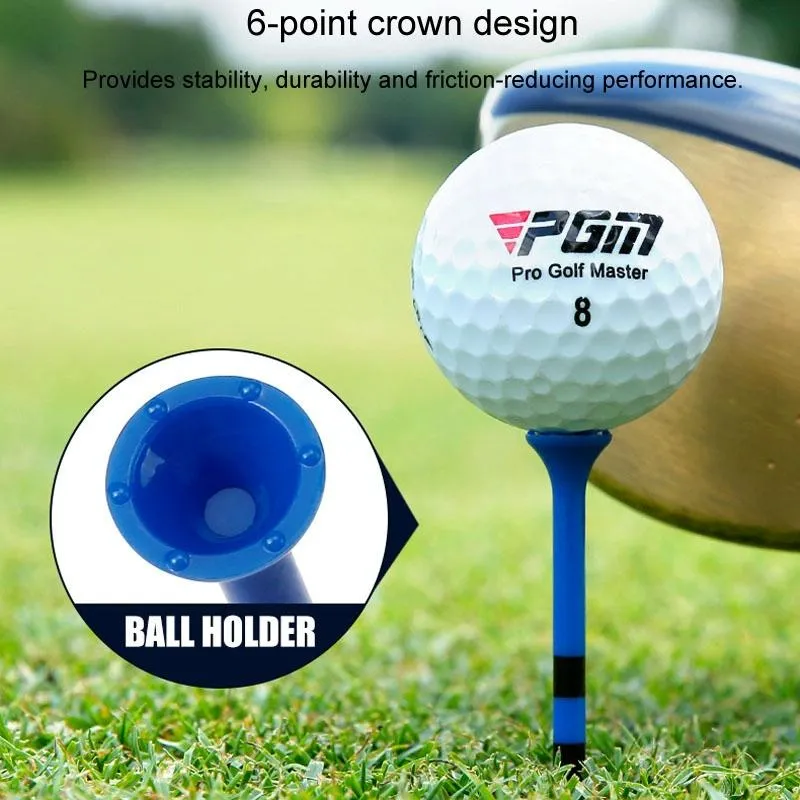 30-pack Golf Ball Tees with Limit Scale Line - Green 83mm