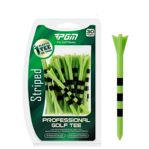 30-pack Golf Ball Tees with Limit Scale Line - Green 83mm