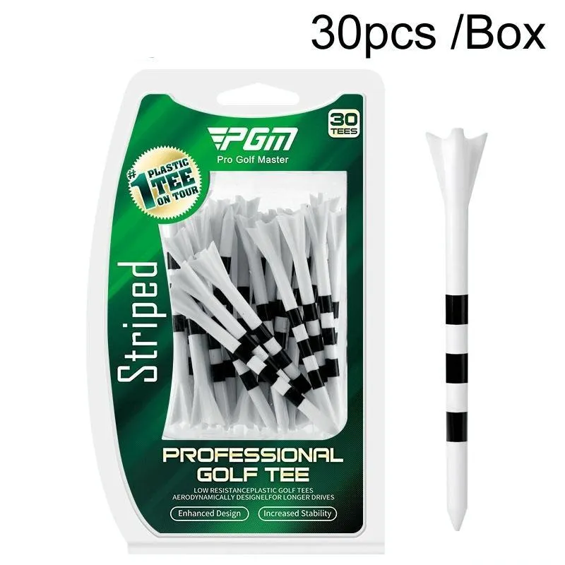 30-pack Golf Ball Tees with Limit Scale Line - Green 83mm