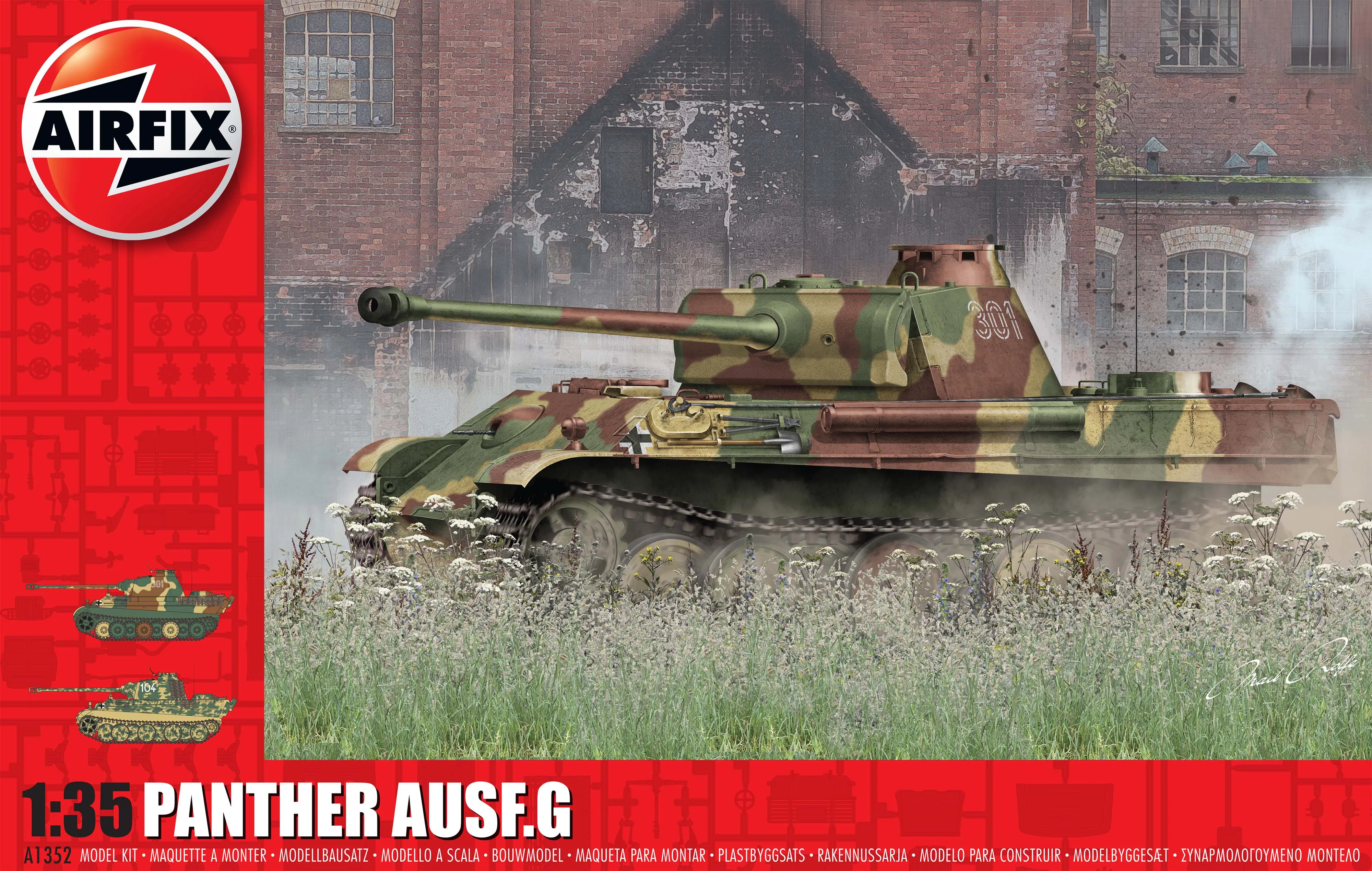 Airfix 1:35 Panther Ausf.G Tank Model Kit
