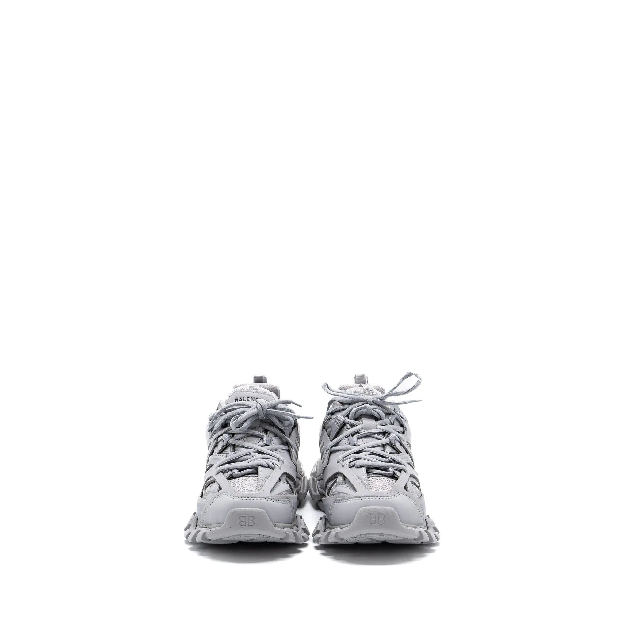 Balenciaga Size 38 Track Sneakers Light Grey