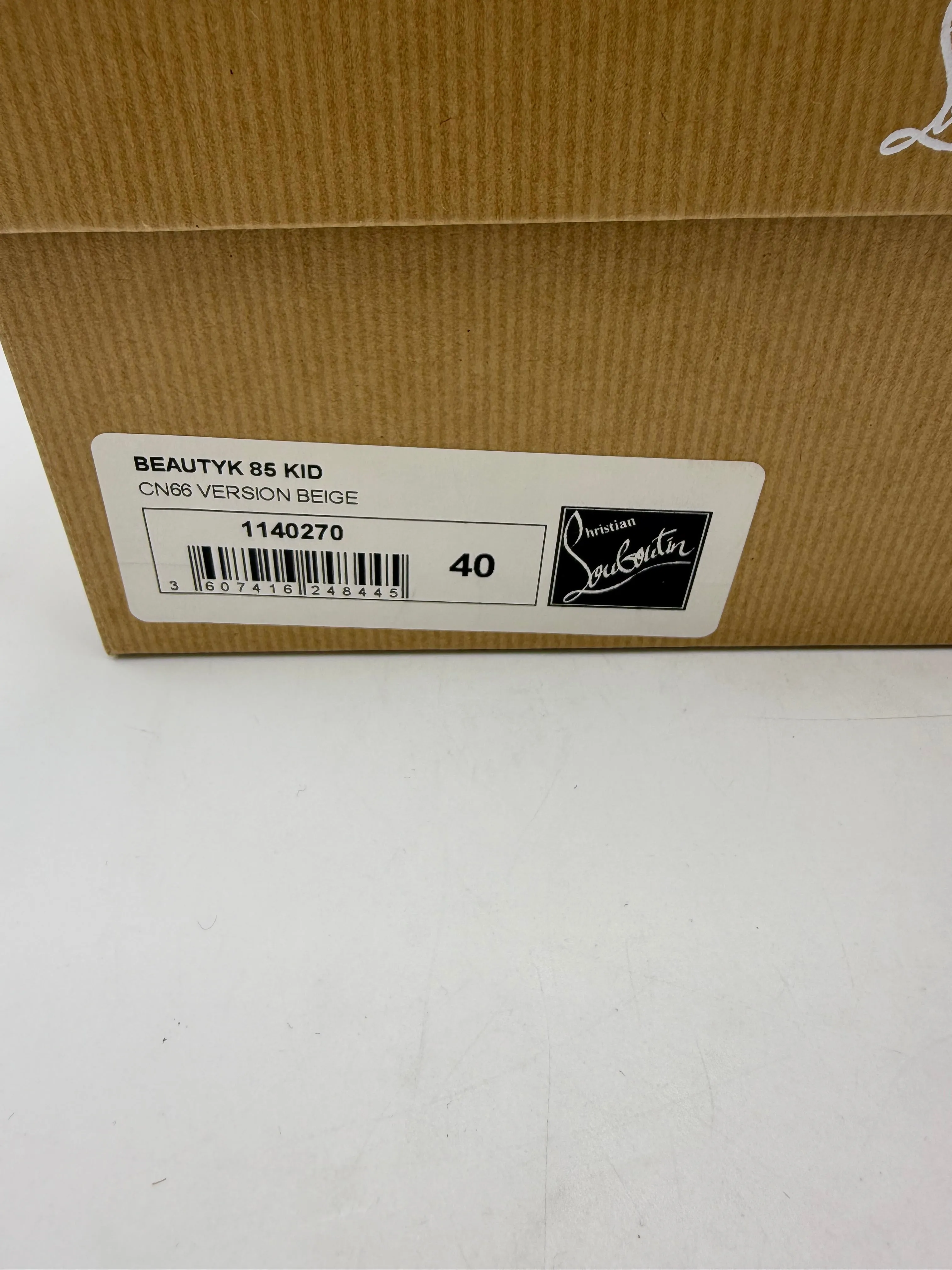 Christian Louboutin Kid Beauty 85 Cage Luxury Designer Heels, Size: 10 (40)