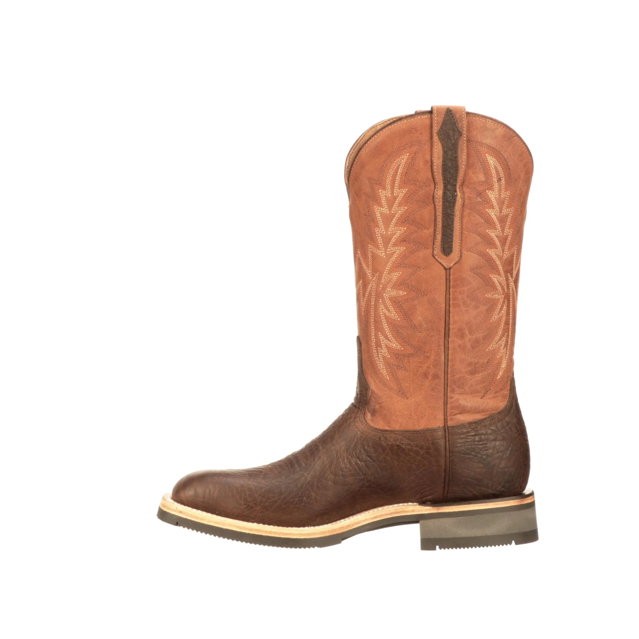 Men's Lucchese Choc/Peanut Cowhide Boot