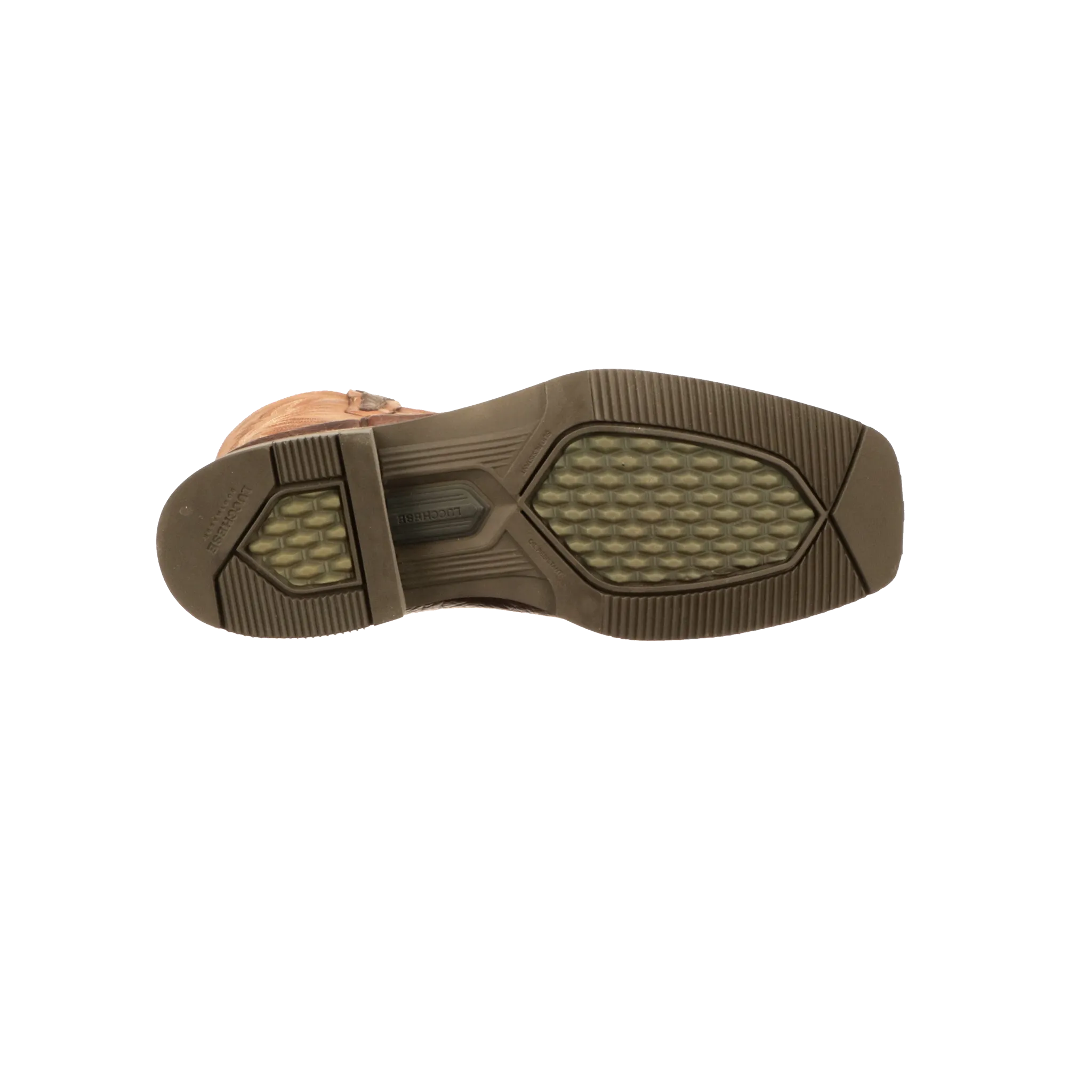 Men's Lucchese Choc/Peanut Cowhide Boot