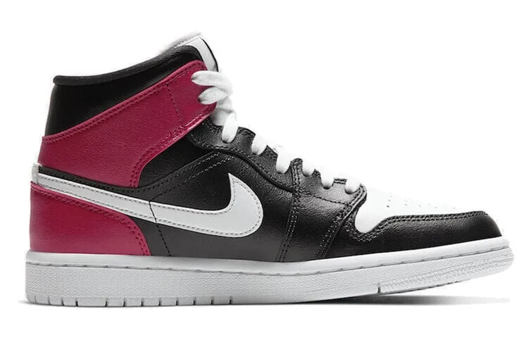 Nike Air Jordan 1 Mid Hot Pink/Black/White