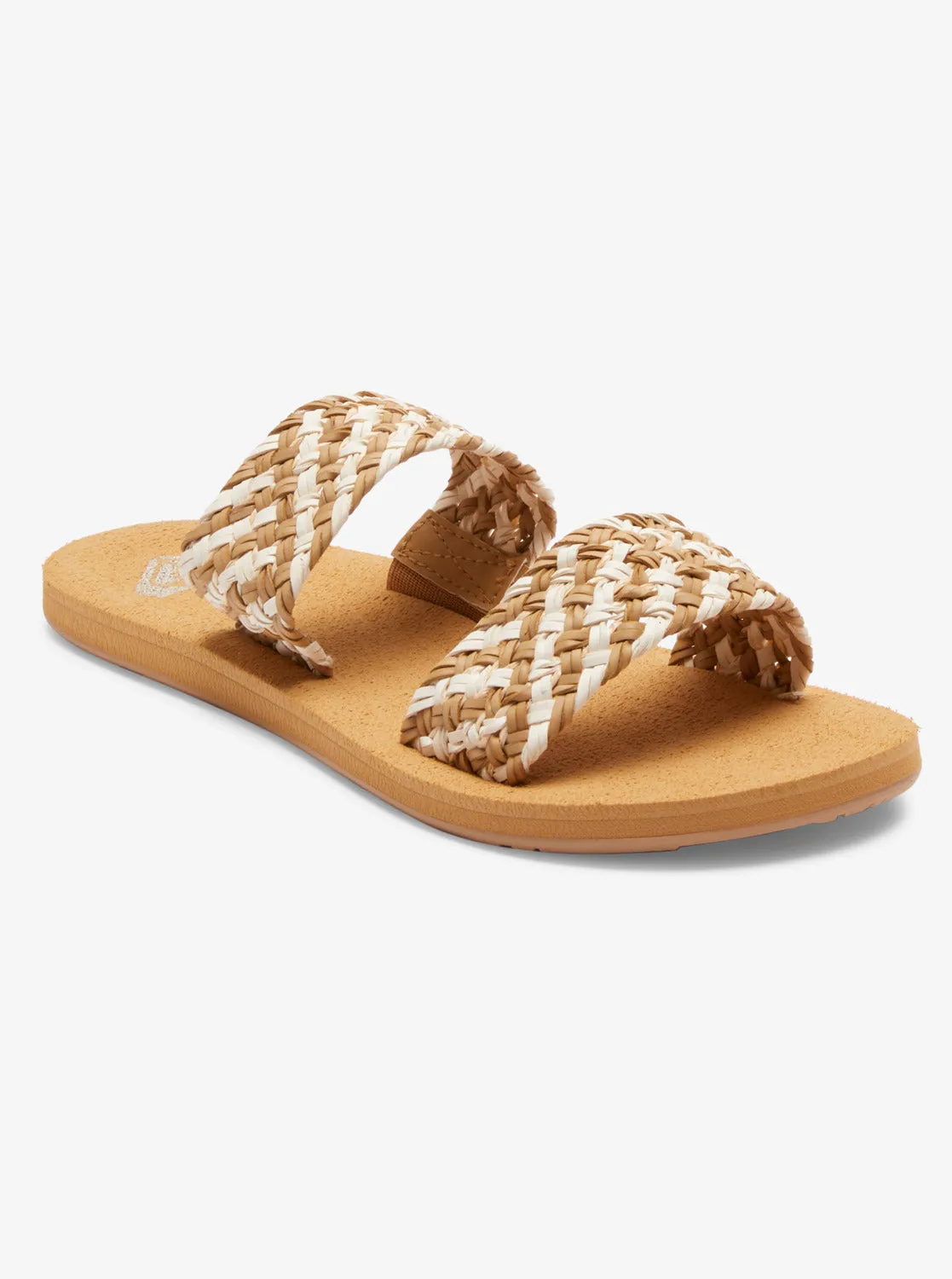 Porto Slide Slider Sandals - Natural