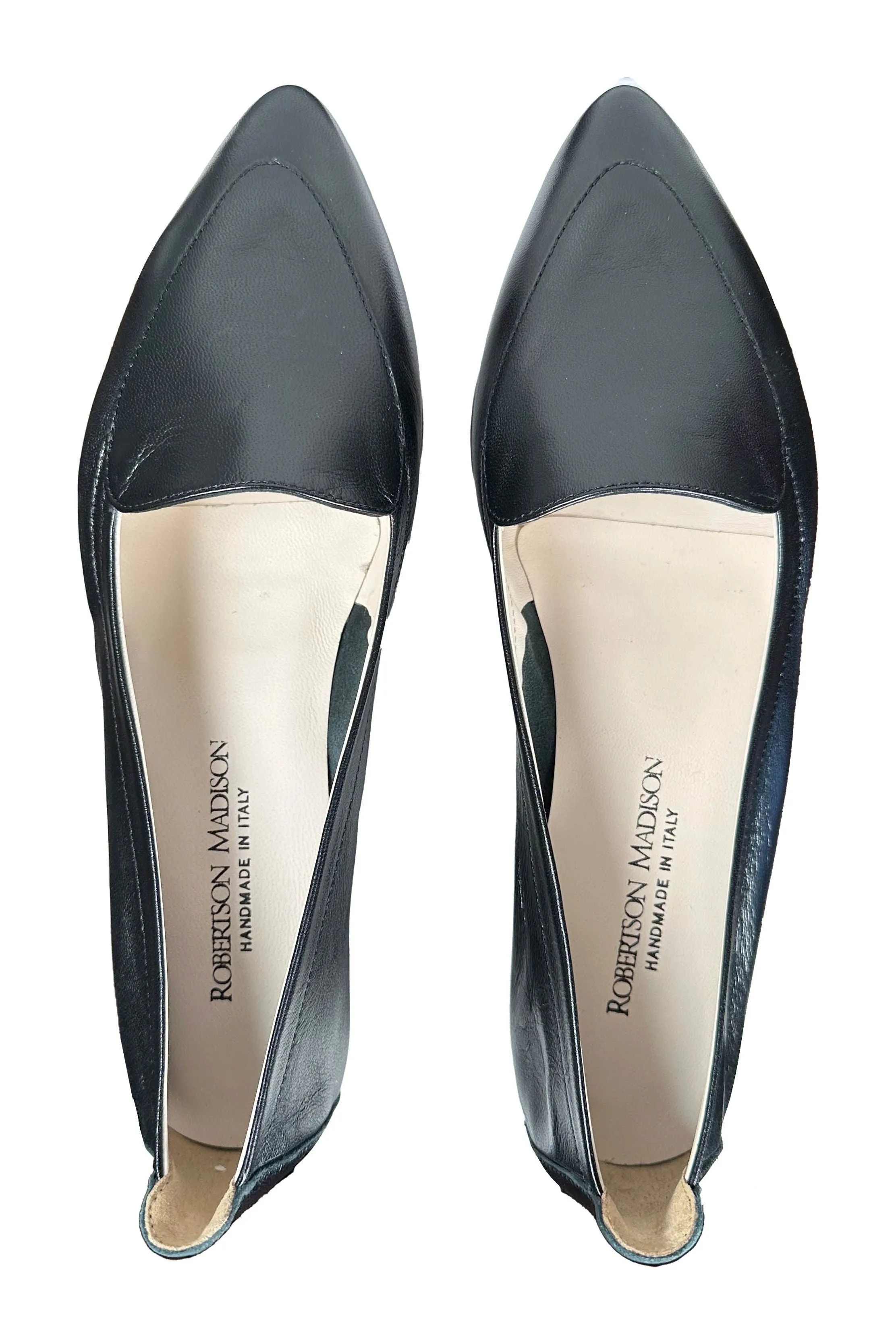 Robertson Madison Annamarie 1270 Pointy Loafer | Nero Nappa