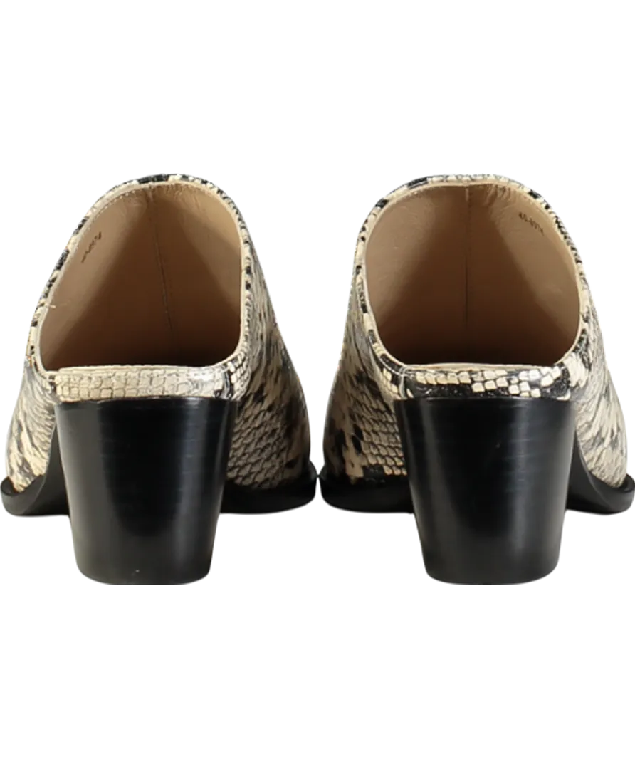Russell & Bromley Beige Betton Western Mule UK 7 EU 40 