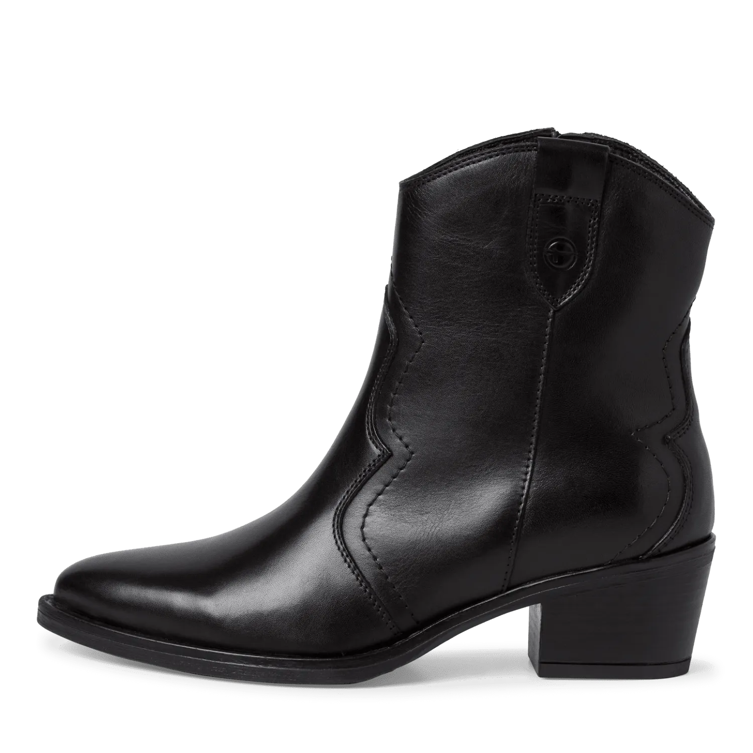 Western Style Boot - Black