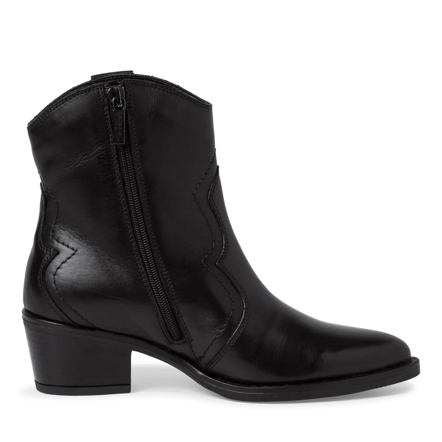 Western Style Boot - Black
