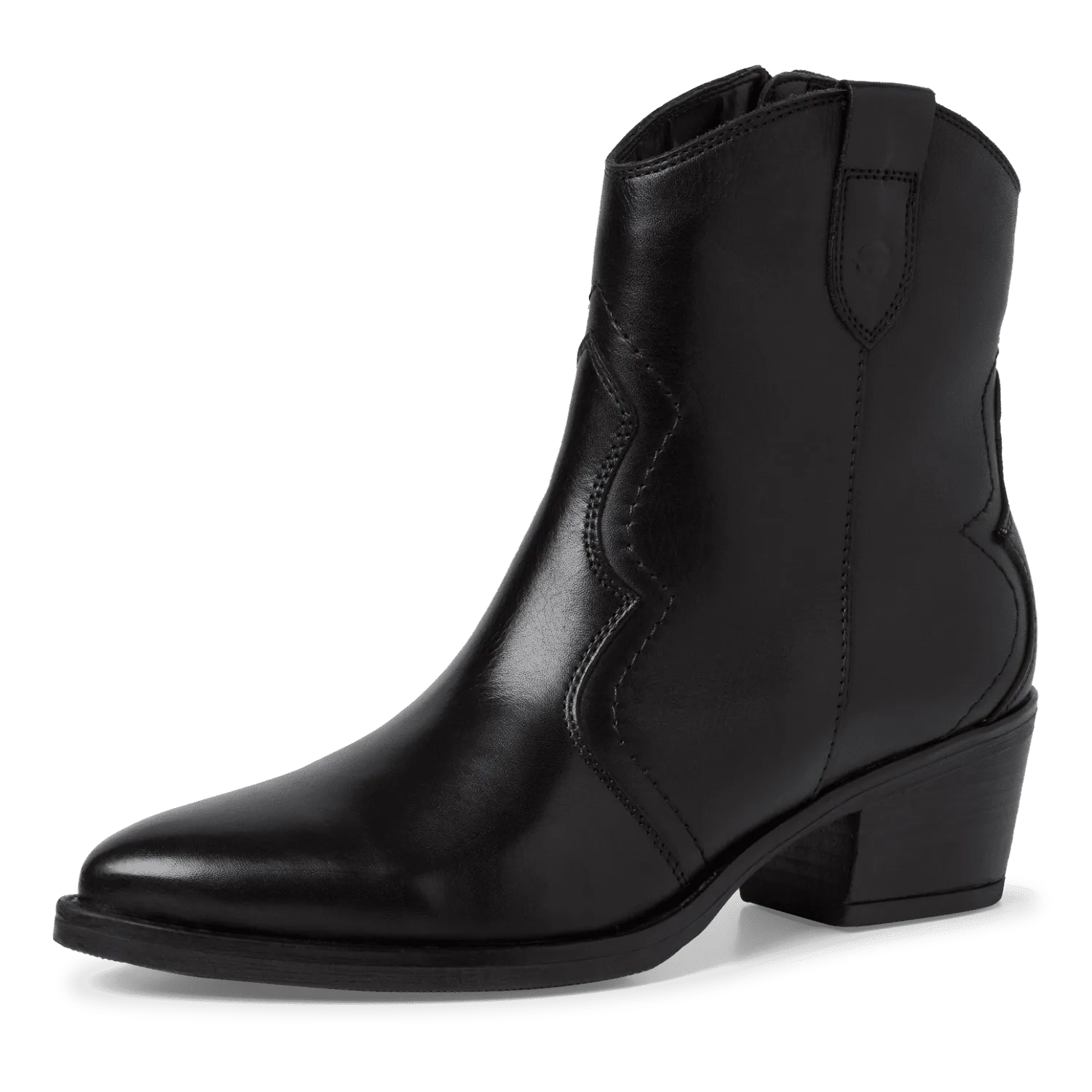 Western Style Boot - Black